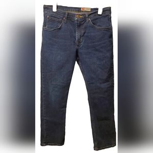 Wrangler Slim Straight Stretch Denim Blue Jeans Women's Size 32